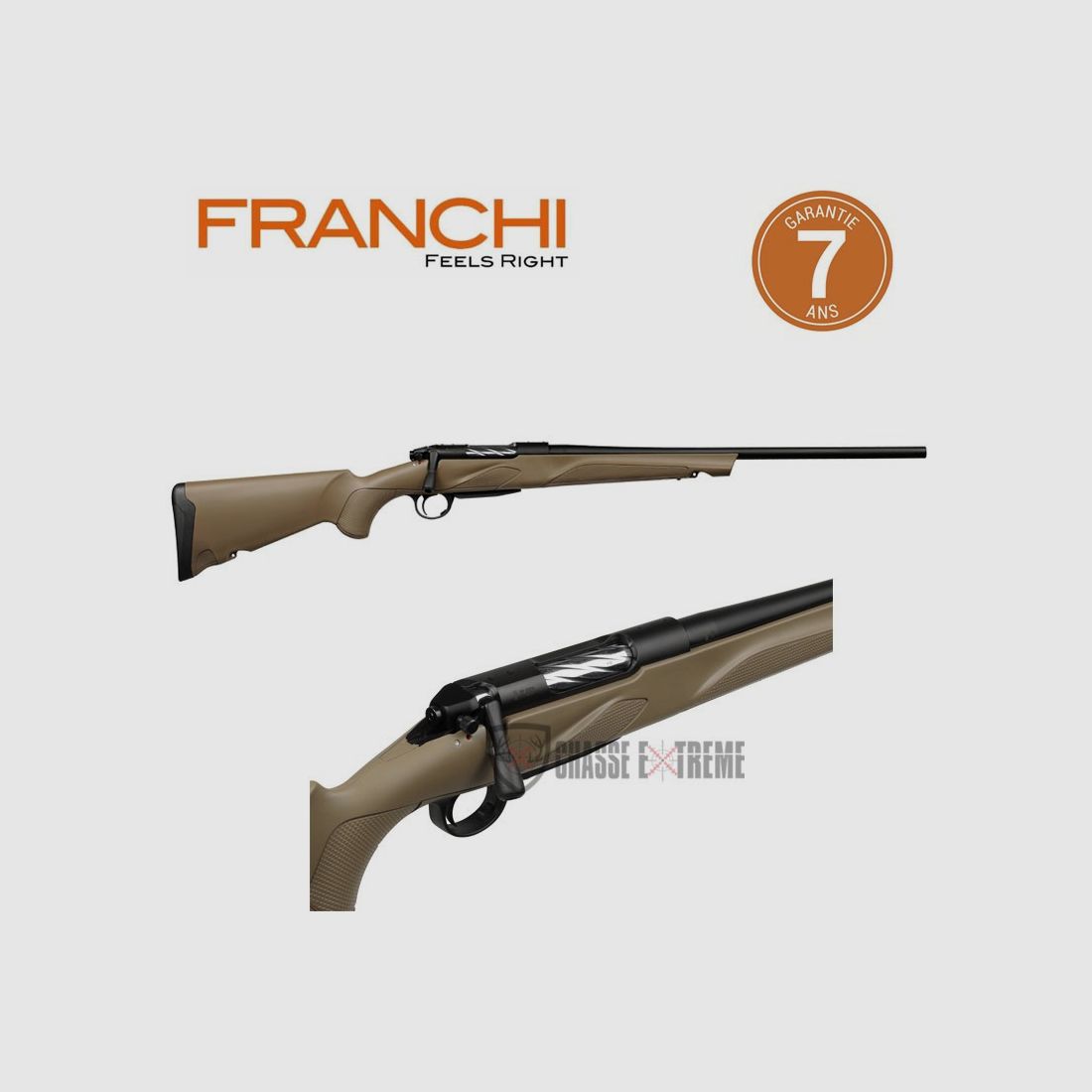 Karabina FRANCHI Horizon Elite Szary Cerakote Zdejmowany Magazyn M14 Kal. 6.5crd