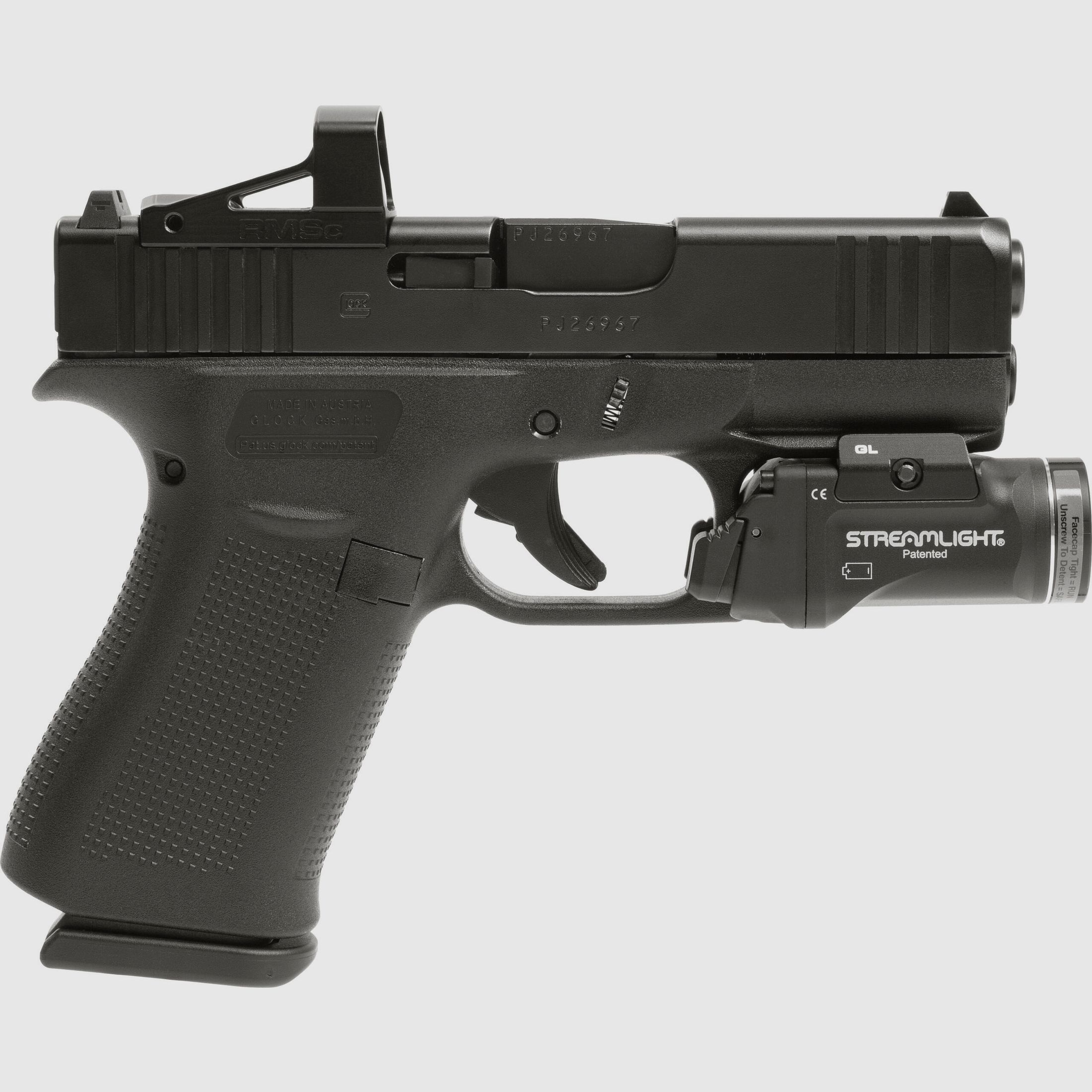 Glock 43X R/MOS/FS Streamlight+Shield Combo – 9mm Para, Bild 3 von 4