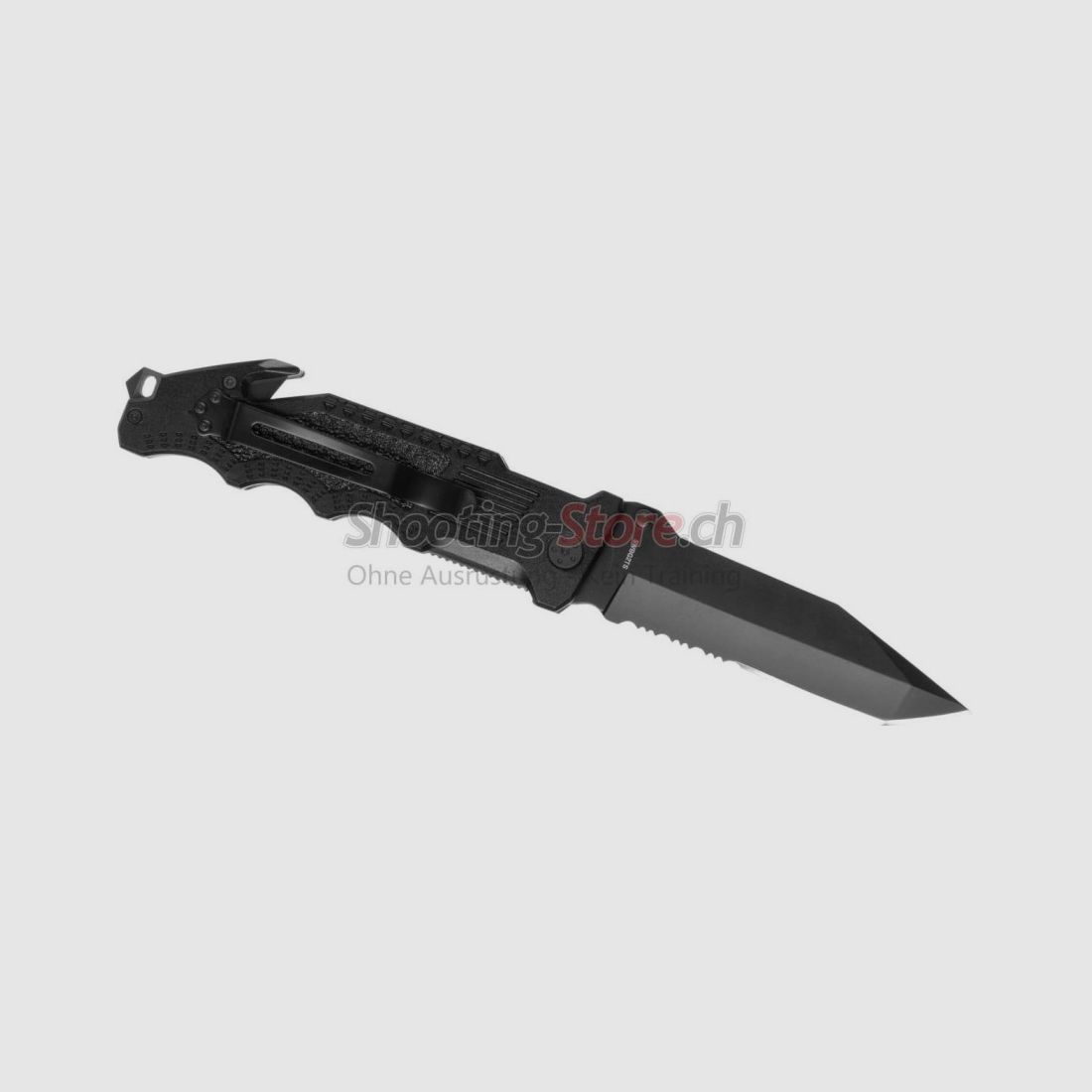 Smith & Wesson Border Guard SWBG2TS Serrated Tanto Folder Black