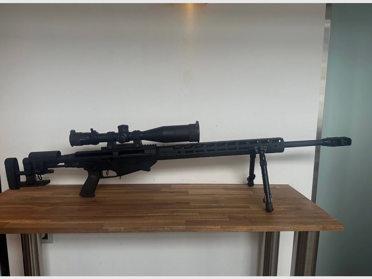 Ruger Precision Rifle Gen 2.338 Lapua Mag - Vortex Strike Eagle 5-25x56, ERA-TAC mount, case, like new, immagine 1 di 4