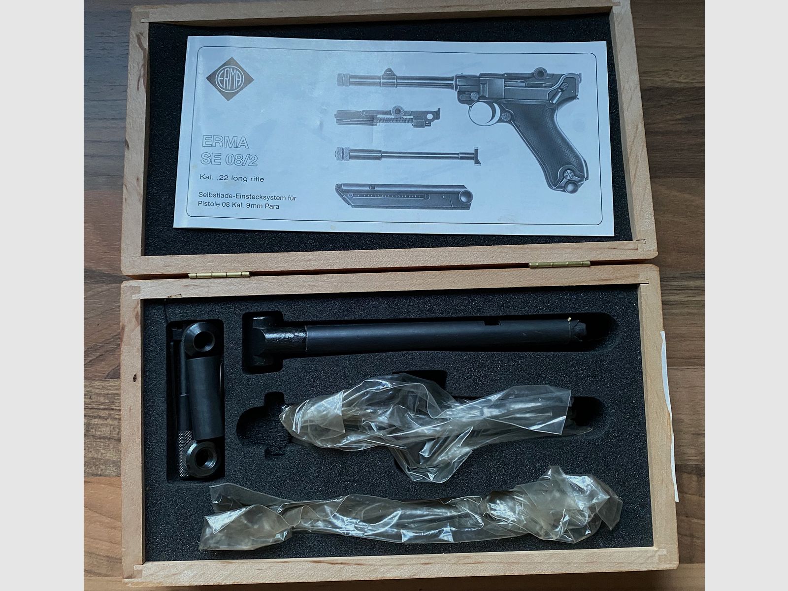 Erma Einstecksytem SE08/2 Wechselsystem P08 22lr