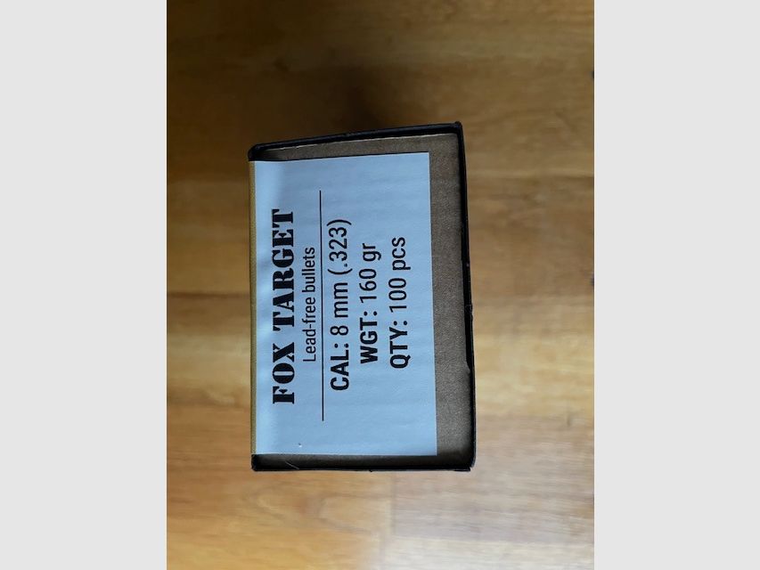 Volpe . .323 Obiettivo 160 gr ( 8 mm )