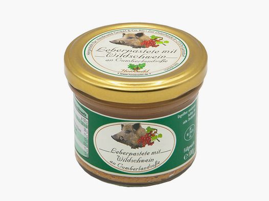 Heidewild Leberpastete mit Wildschwein an Cumberlandsoße