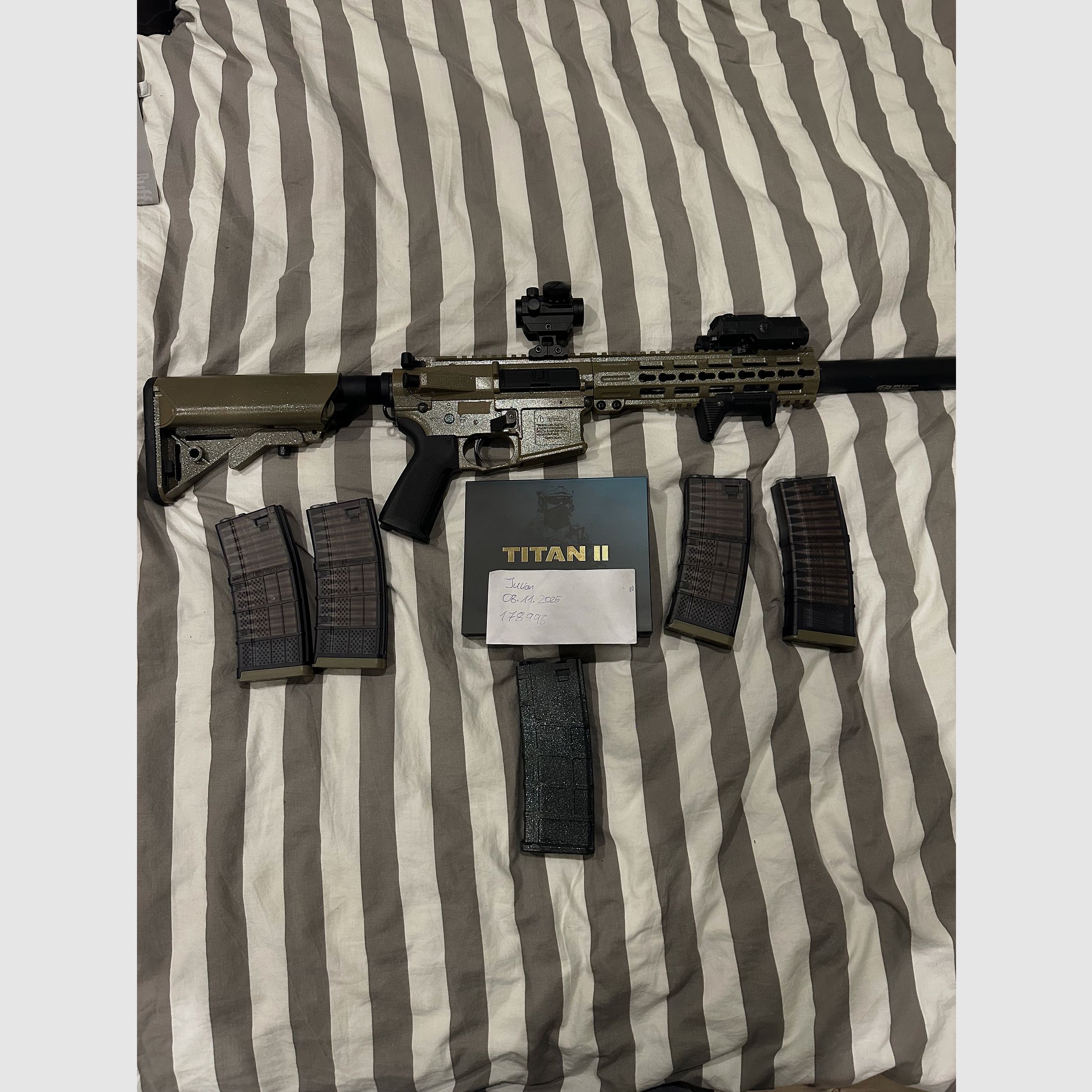 Tippman Comando fully tuned with battery etc.