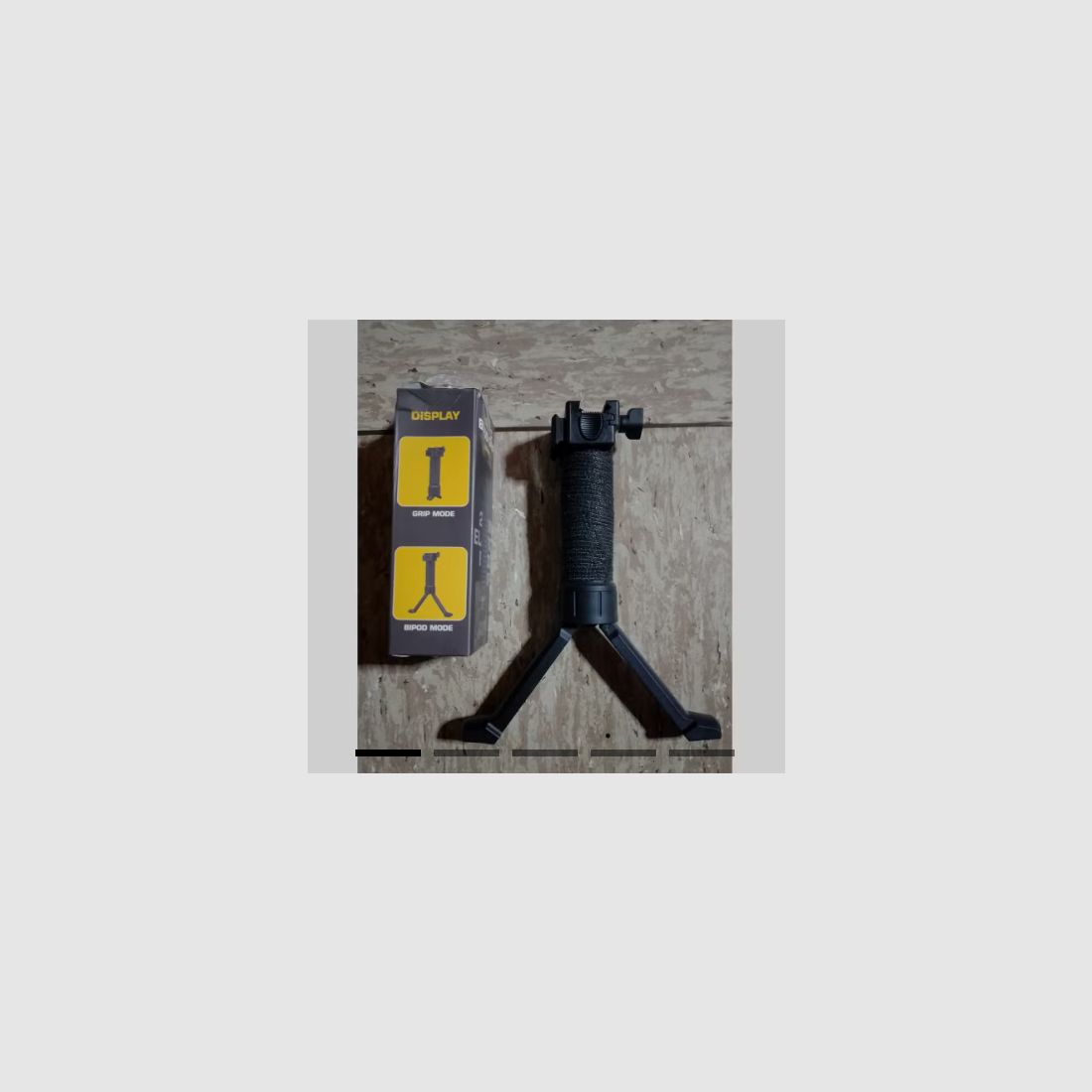 Grip anteriore tattico bipiede manico bipiede anteriore nero picatinny 20mm
