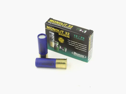 DDupleks, 12/76 Slug Monolit, senza piombo, 32 g, 5 pz.