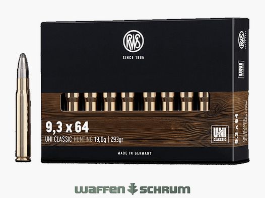 RWS UNI Classic 19,0g - 293gr 9,3x64