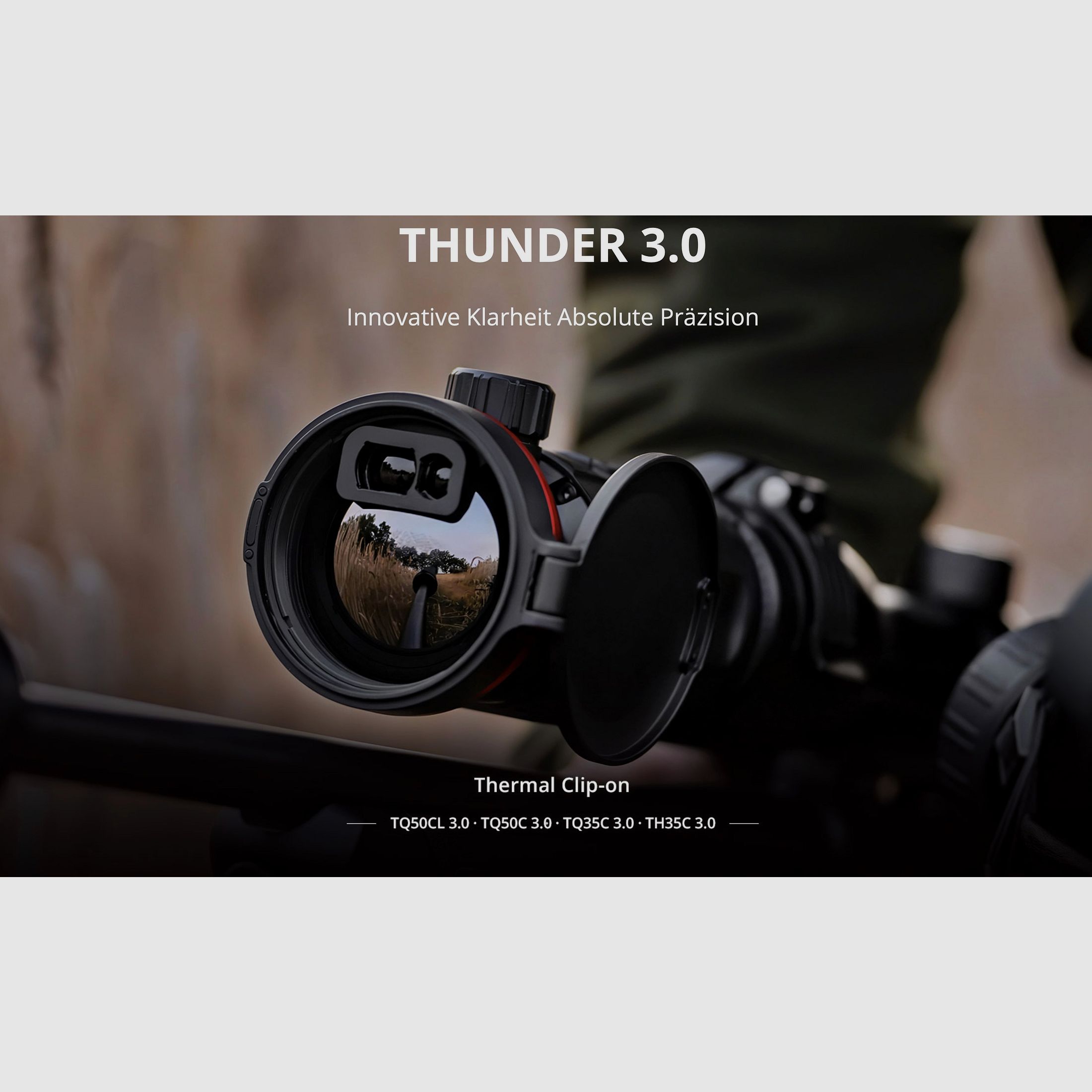 Hikmicro 50-2-128 Clip-On Thunder TQ35C 3.0 Wärmebildvorsatzgerät 640 x 512 12µm < 15 mK