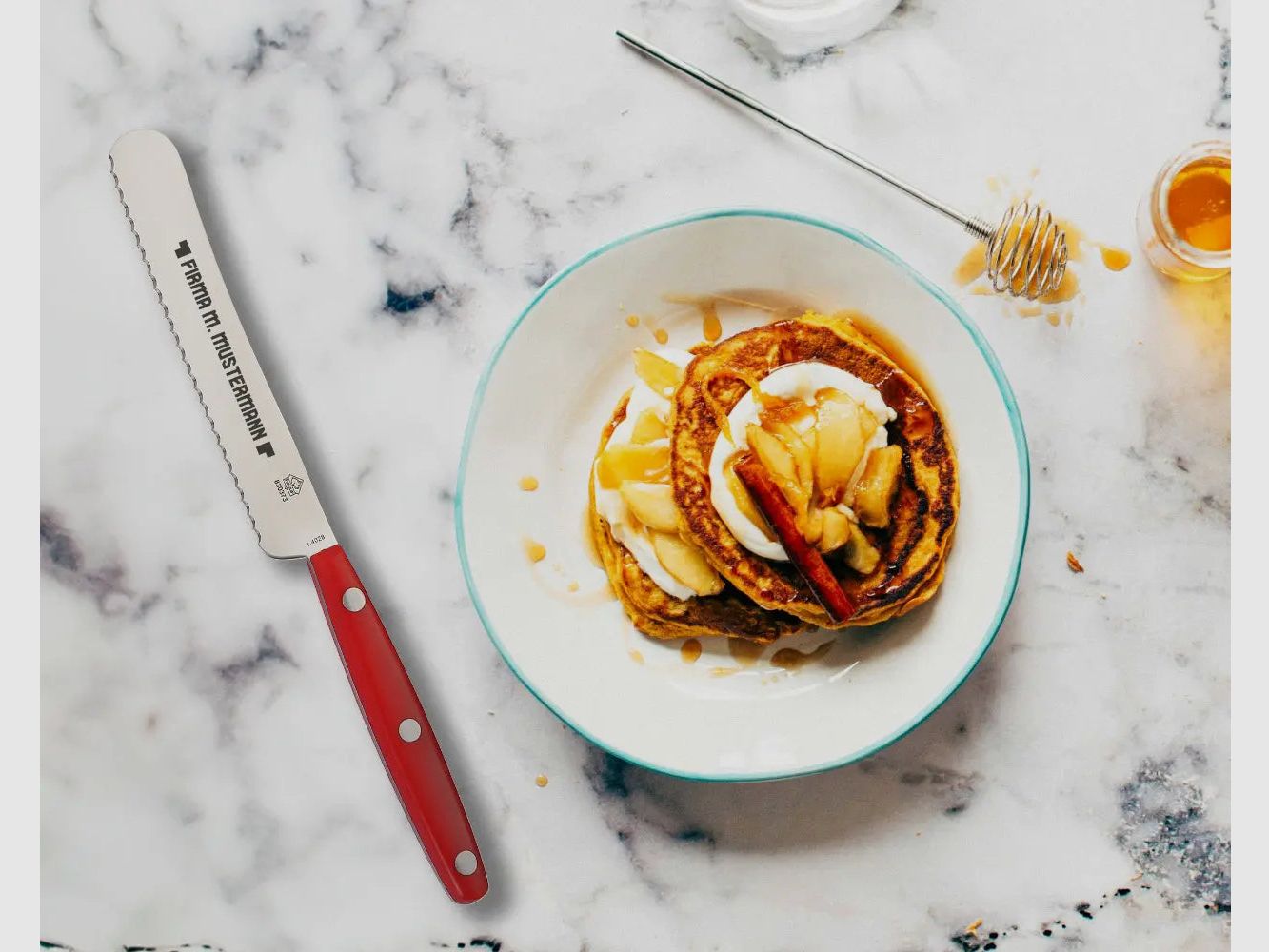 PUMA IP Buckelsmesser / Coltello da pane Rosso