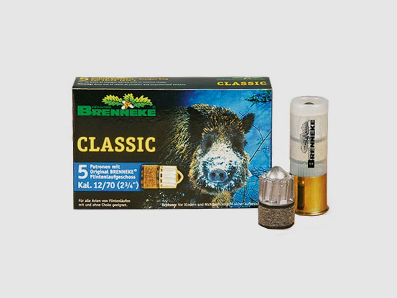 Brenneke Classic .12/70 31,5g 5 patronen