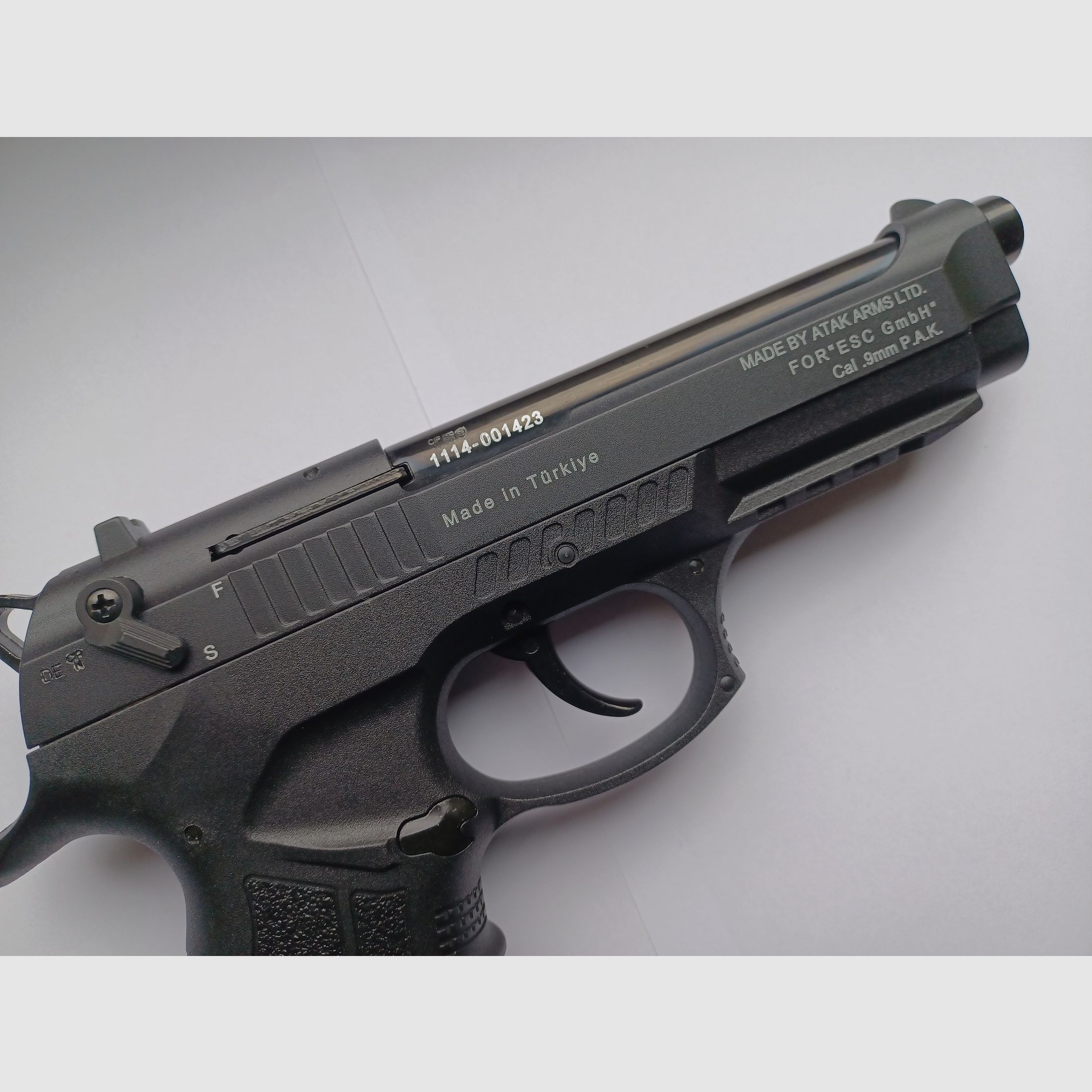Zoraki 918 cal. 9mm P.A.K. PTB-NR. 965
