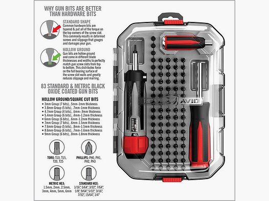 Real Avid SMART-TORQ Juego Maestro de Torque y Bits