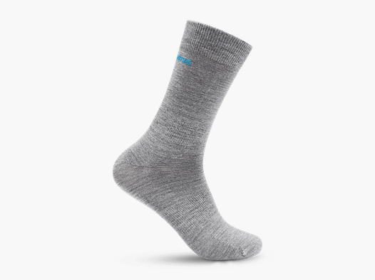 Bergans Allround Light Merino Sock Solid Grey/Aqua Lagoon 41-43