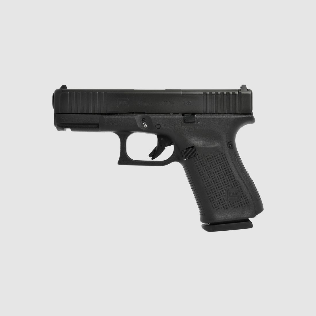 Glock Pistole G19 Gen5 MOS FS 9 mm Luger 4" / 10,2 cm, Compact