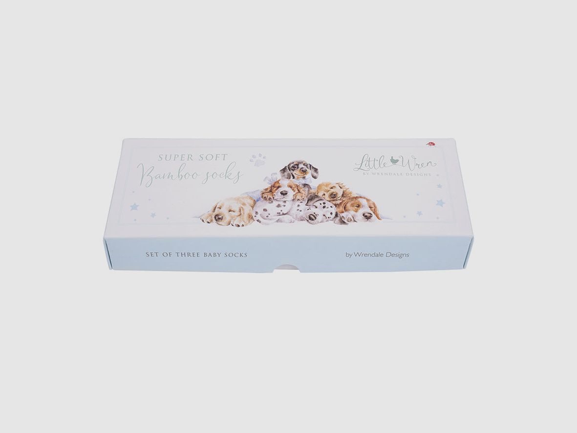 Wrendale Baby-Socken "Little Paws"