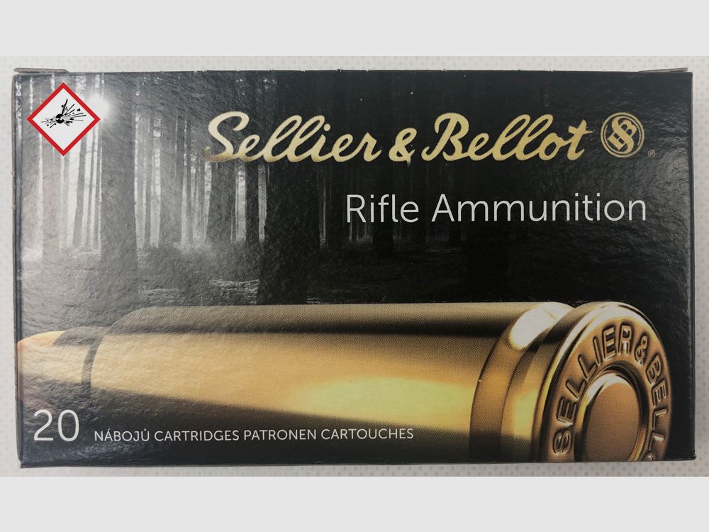 Sellier & Bellot cartucho de rifle .223Rem SP 55grs