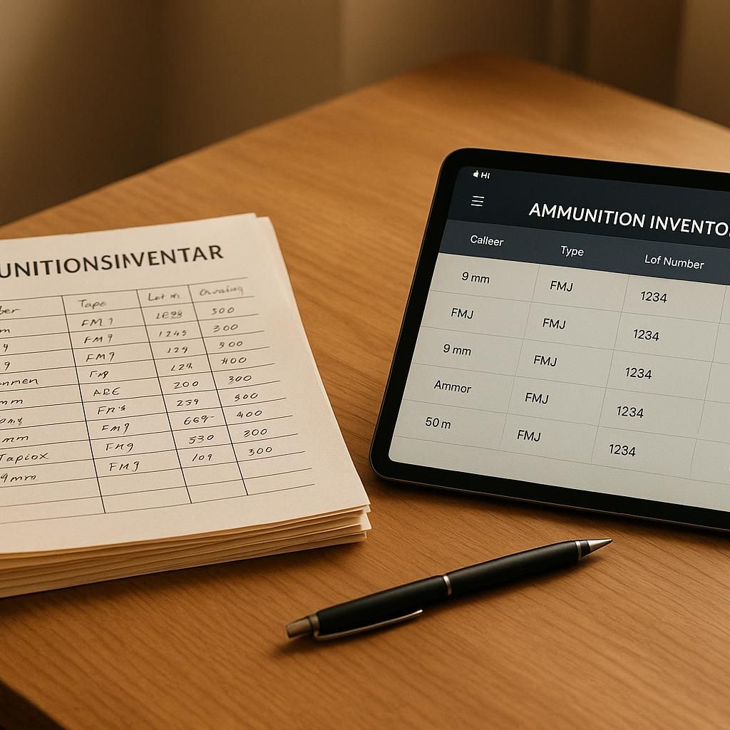 Paper vs. App: Which is better for ammunition inventory?