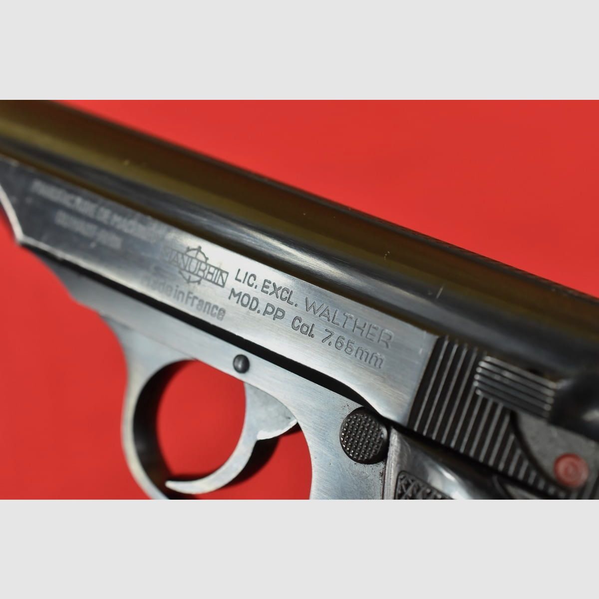 #1265 Walther PP Manurhin-pistool Zweedse politie kal. 7,65, afbeelding 9 van 22