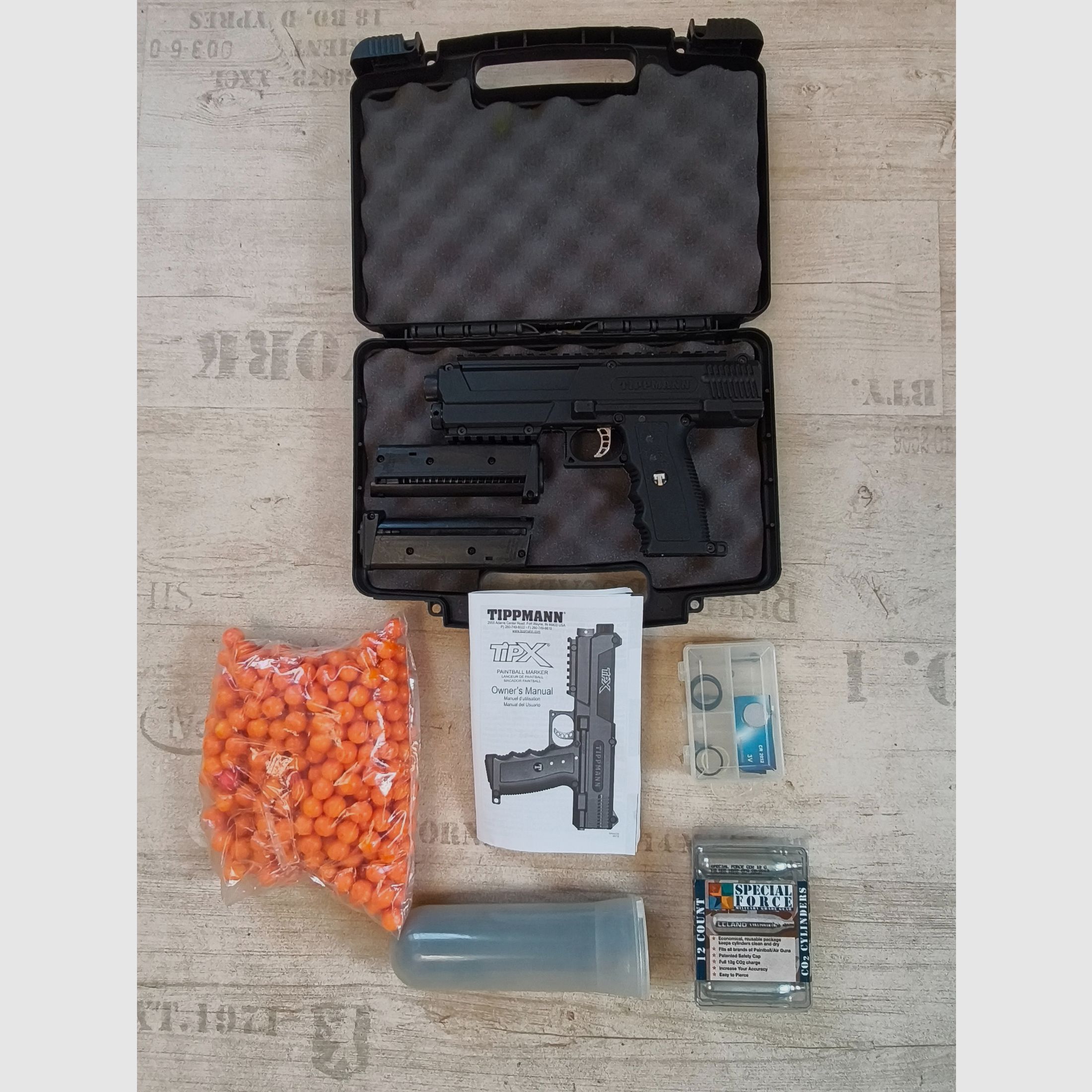 Tippmann Tipx, calibro 68, come nuovo, molti accessori, immagine 1 di 6