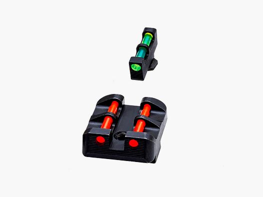 Set di mirini in fibra rossa/verde Pistol Glock