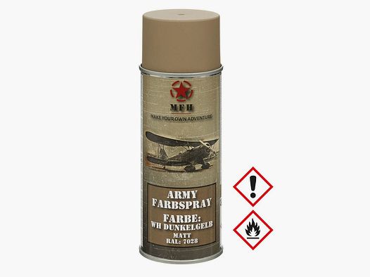 Army Farbspray, WH DUNKELGELB, matt, 400 ml
