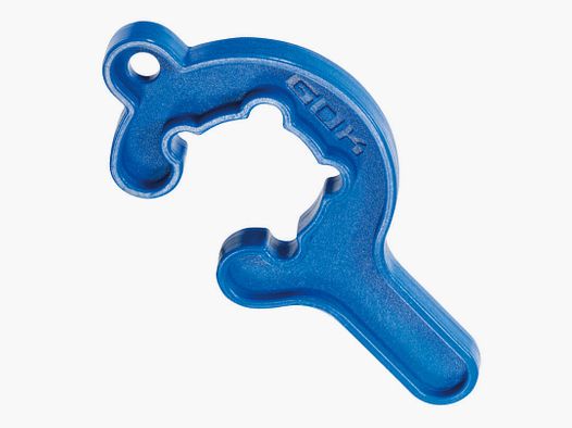 MiniTool – Gasflaschen-Schlüssel für Kleinflaschenregler, blau