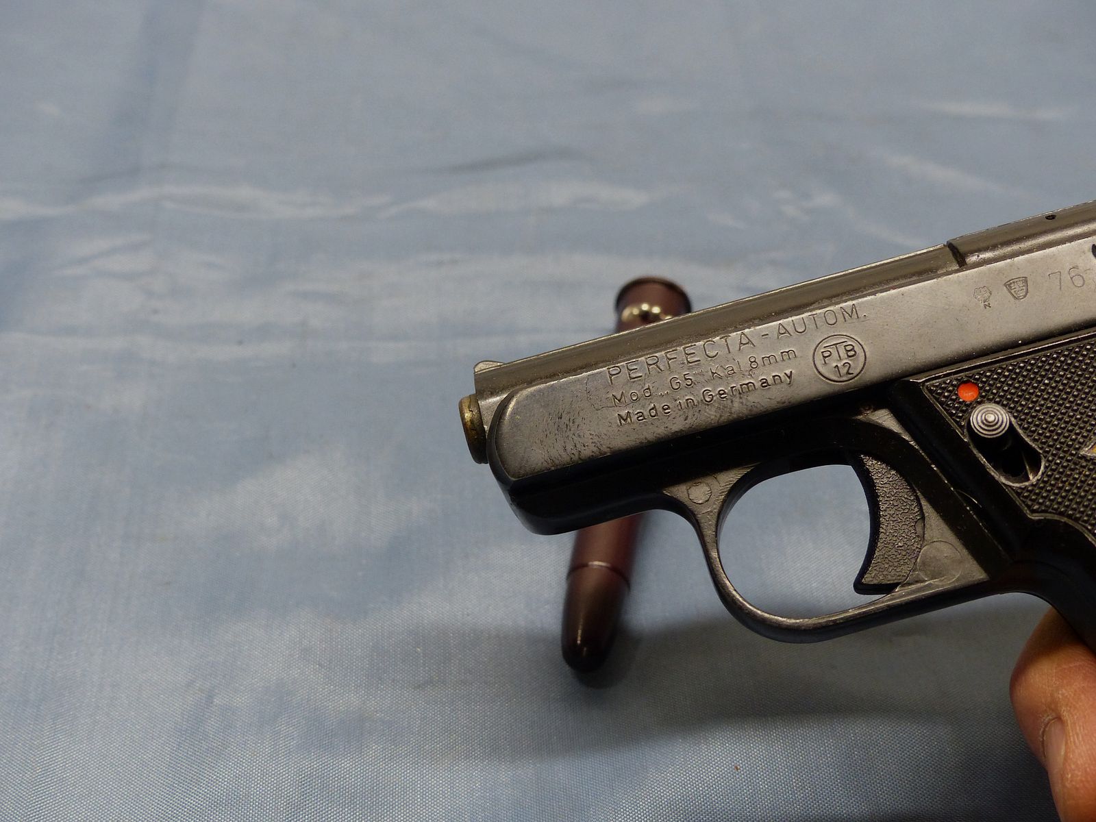 Pistolet MaRie Perfecta-Autom. Mod. 5G 8 mm 1976 vintage, zdjęcie 3 z 9