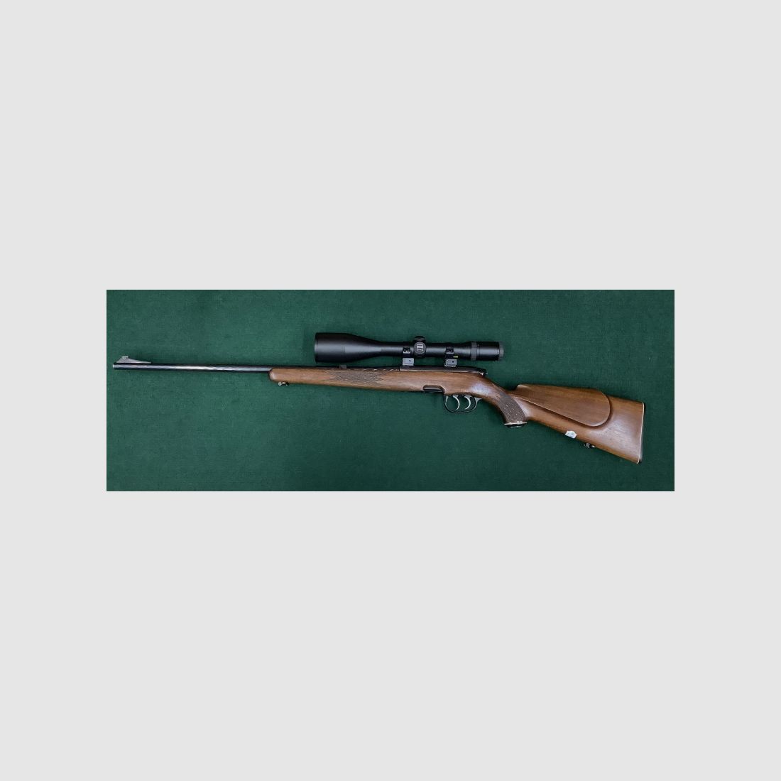 Repetierbüchse Steyr Mannlicher SL Kal .222Rem mit ZF ZEISS Diavari Z 3-12X56 Gebraucht