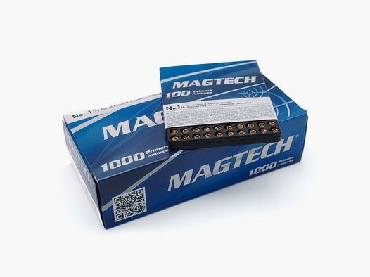 MAGTECH Primer / Zündhütchen - Small Pistol & Revolver 1½ - 1.000 Stück