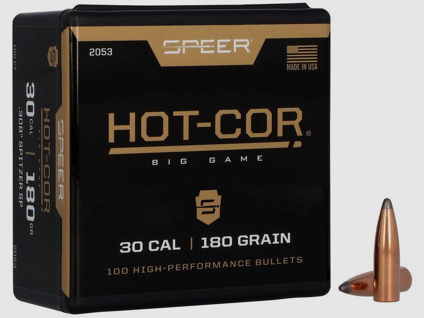 SPEER Hot-Cor SSP Geschoss – .308″ – 180 grains