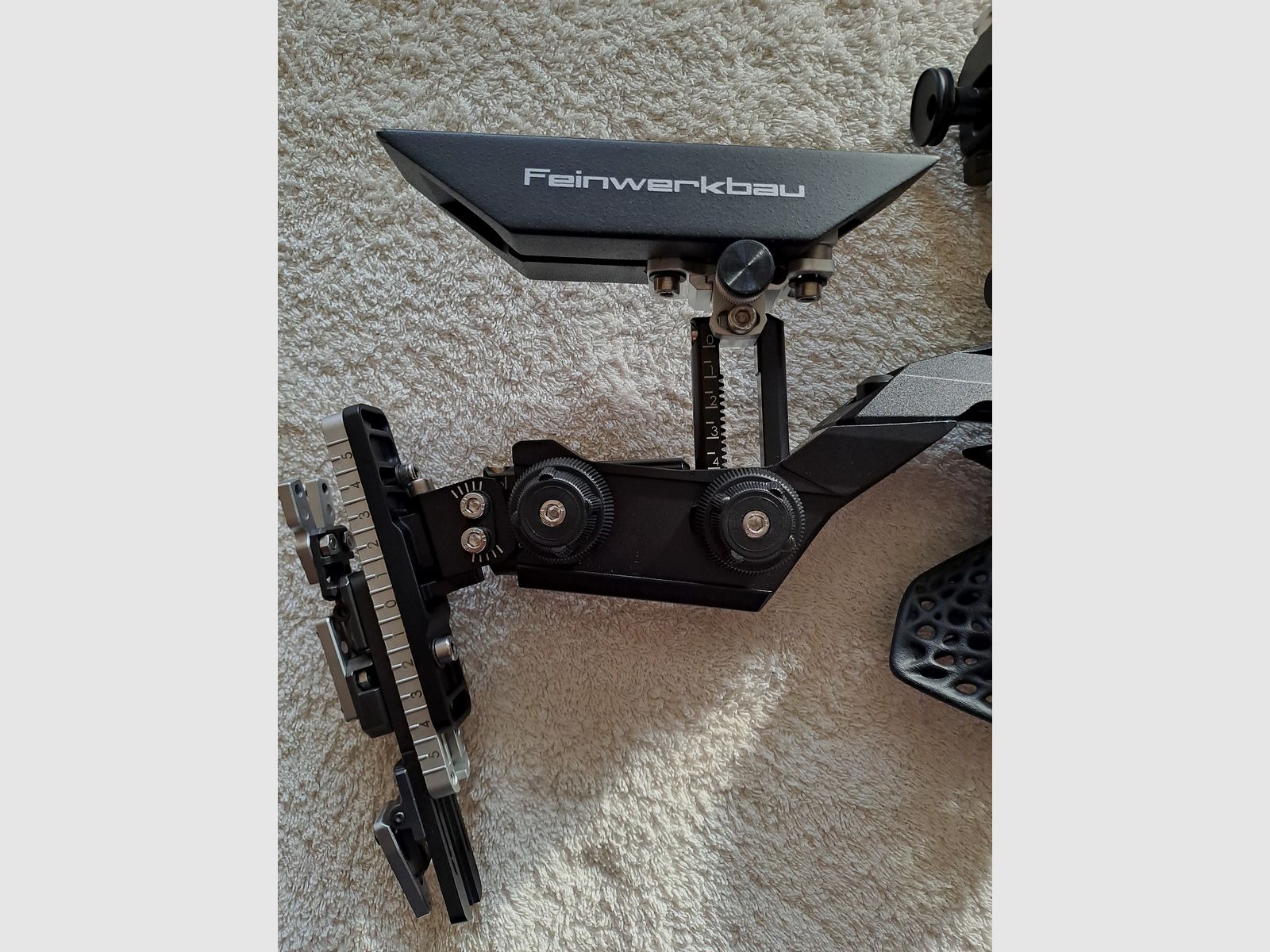 Carabina de aire comprimido, Feinwerkbau 900 Alu, soporte en estado como nuevo!