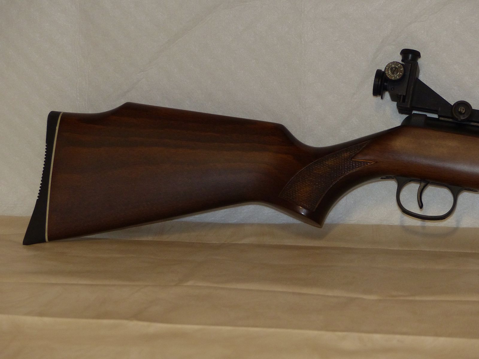 Carabina de aire comprimido Diana Mod. 36 con F, seguro y diopter 1991 como nueva vintage