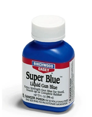 Starkes schwarzes Kaltbrüniermittel Birchwood Casey Super Blue 90 ml