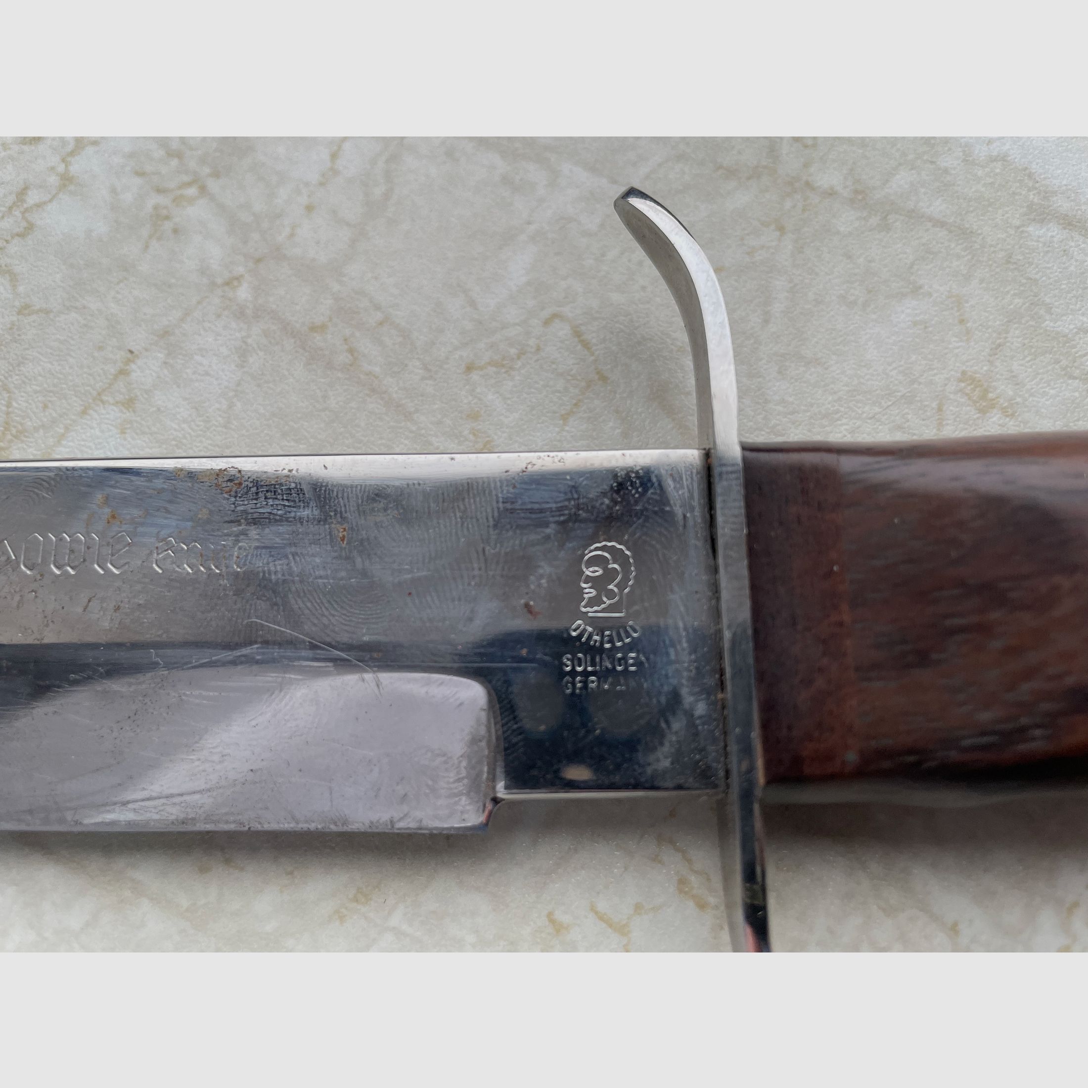 Original Bowie knife solingen jr OTHELLO 