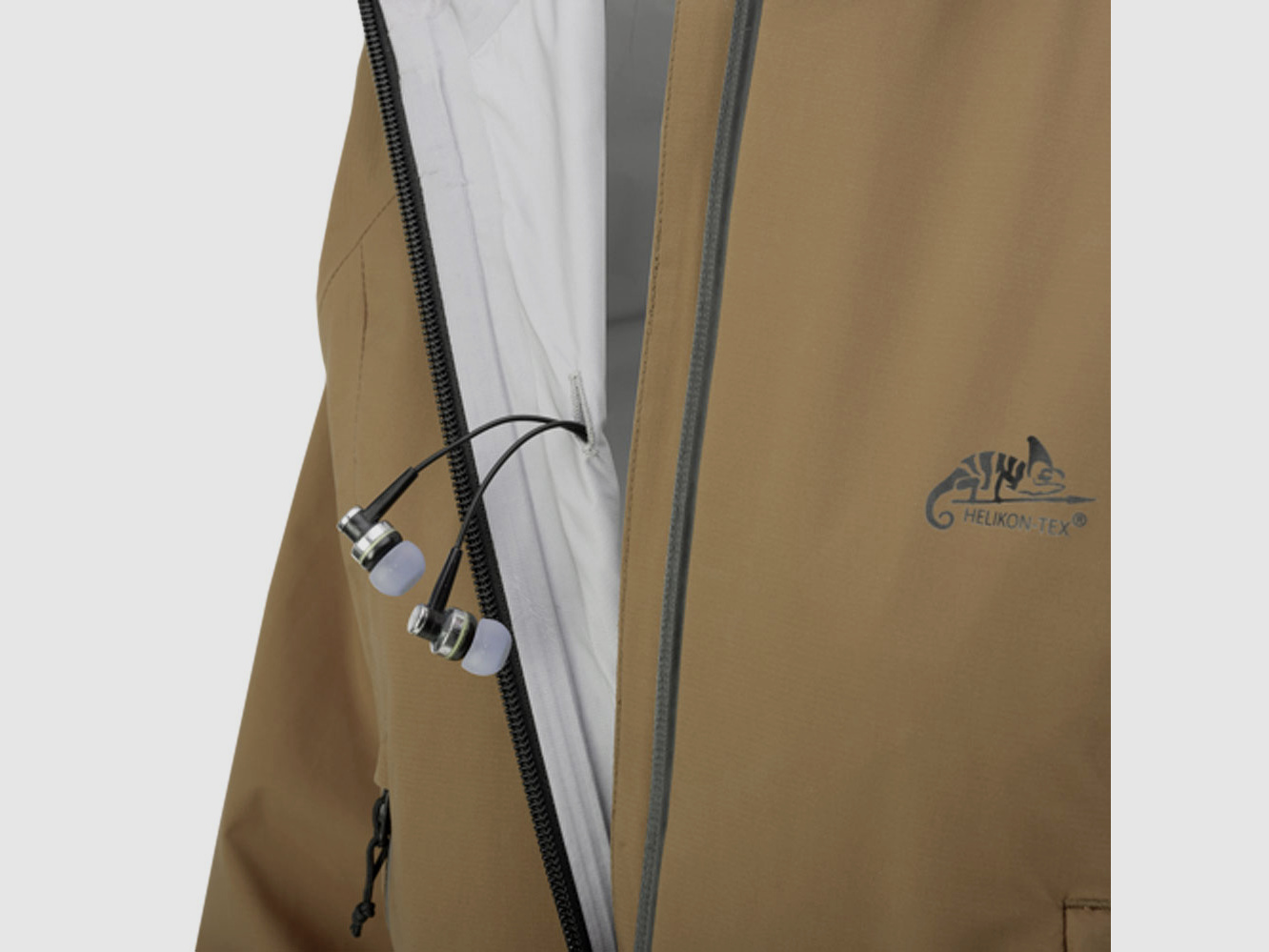 HELIKON-TEX HARDSHELL REGENJACKE SQUALL TorrentStretch SHADOW GREY