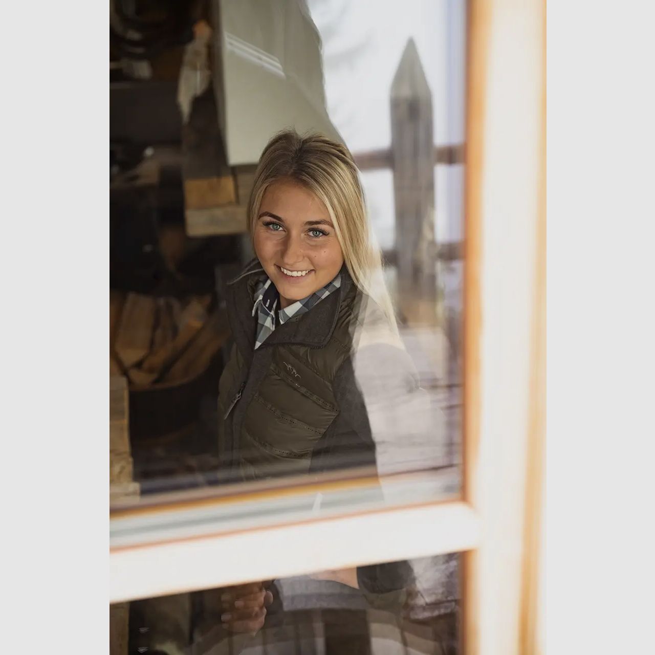 Blaser Light Flannel Blouse Melissa