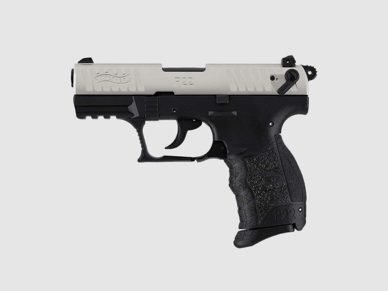 Walther P22Q pistola de fogueo calibre 9mm P.A.K. níquel
