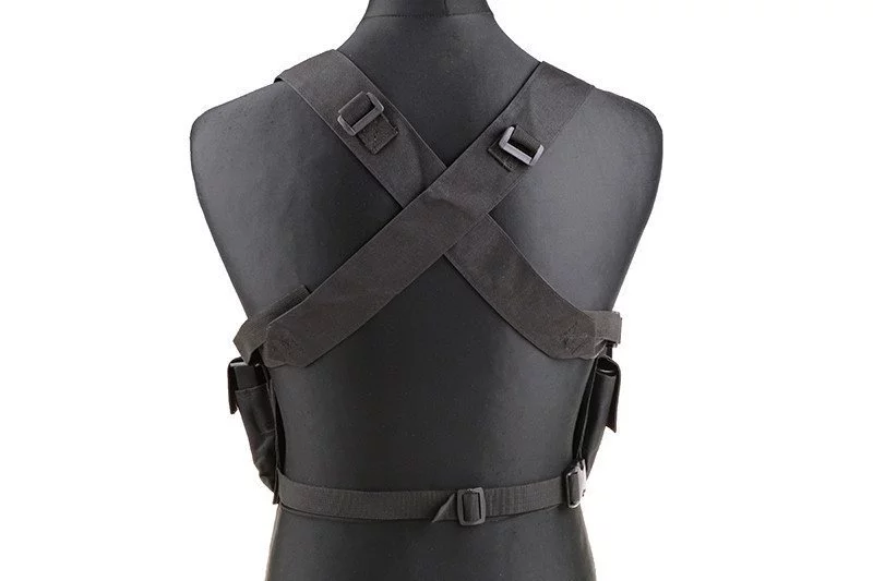 Kamizelka taktyczna typu Chest Rig - czarna, zdjęcie 4 z 18