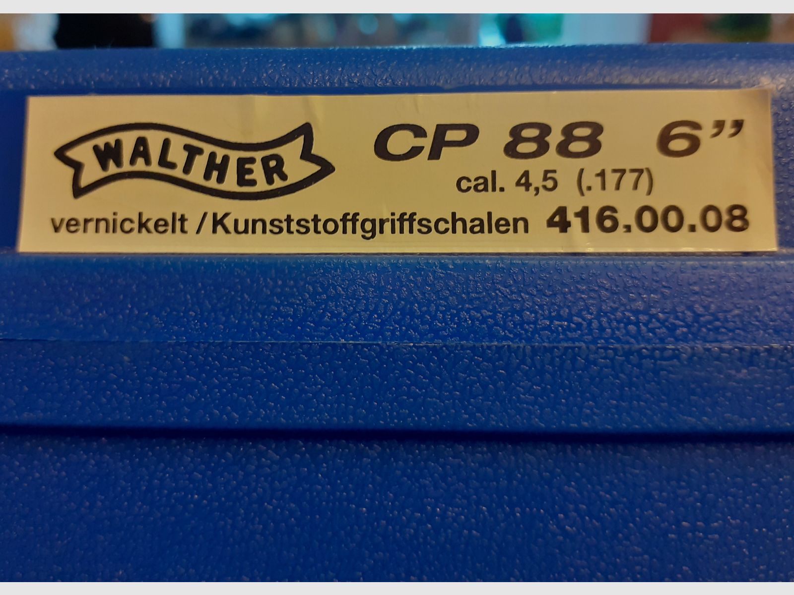 Pistolet CO2 Walther CP88 Competition, niklowany