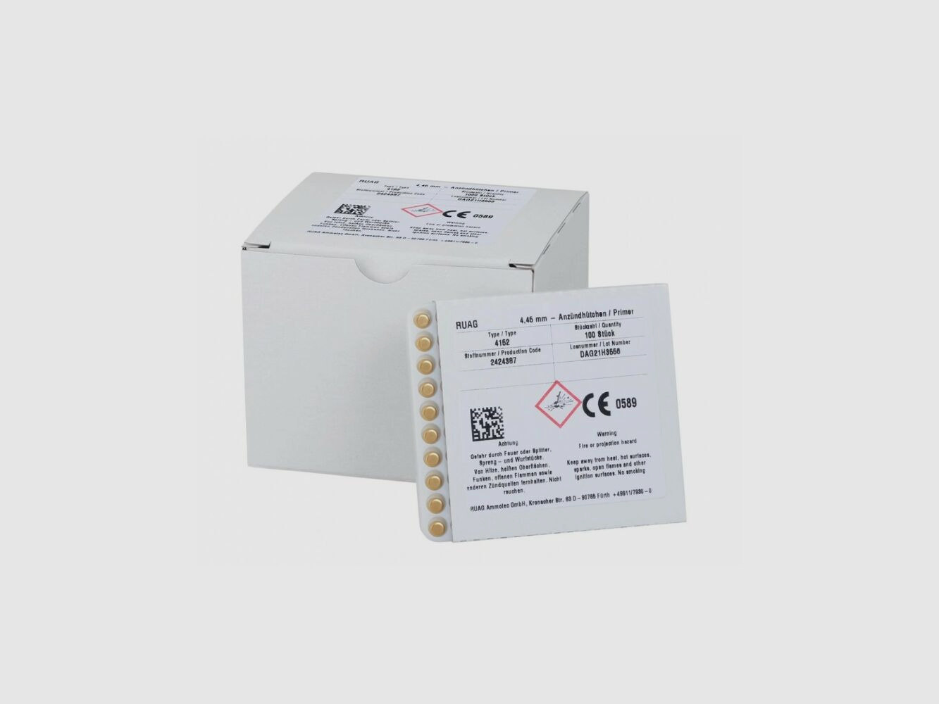 RWS Boxer primers 4152 Small Pistol Geco