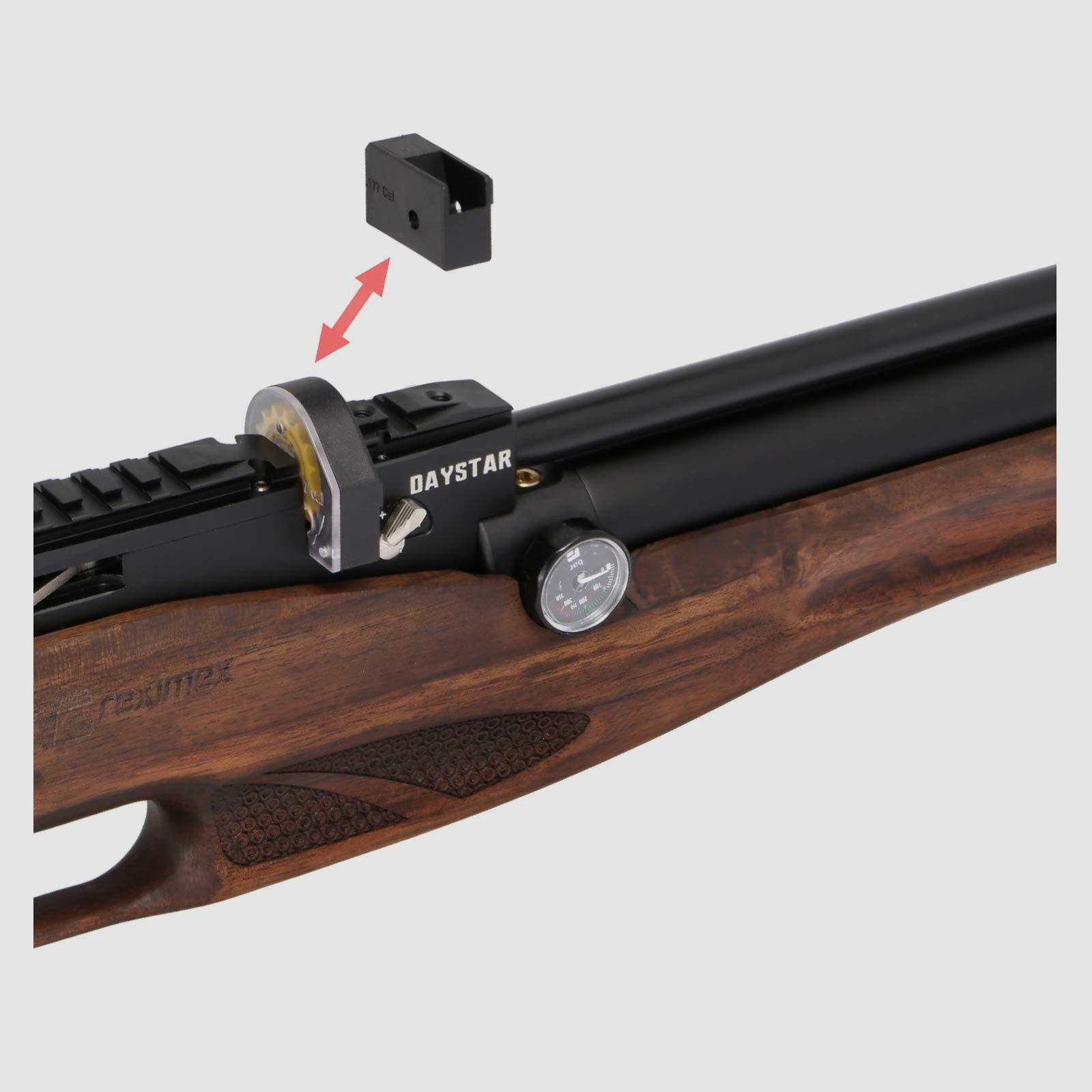 Kofferset Reximex Daystar Walnuss Pressluftgewehr 4,5 mm (P18)