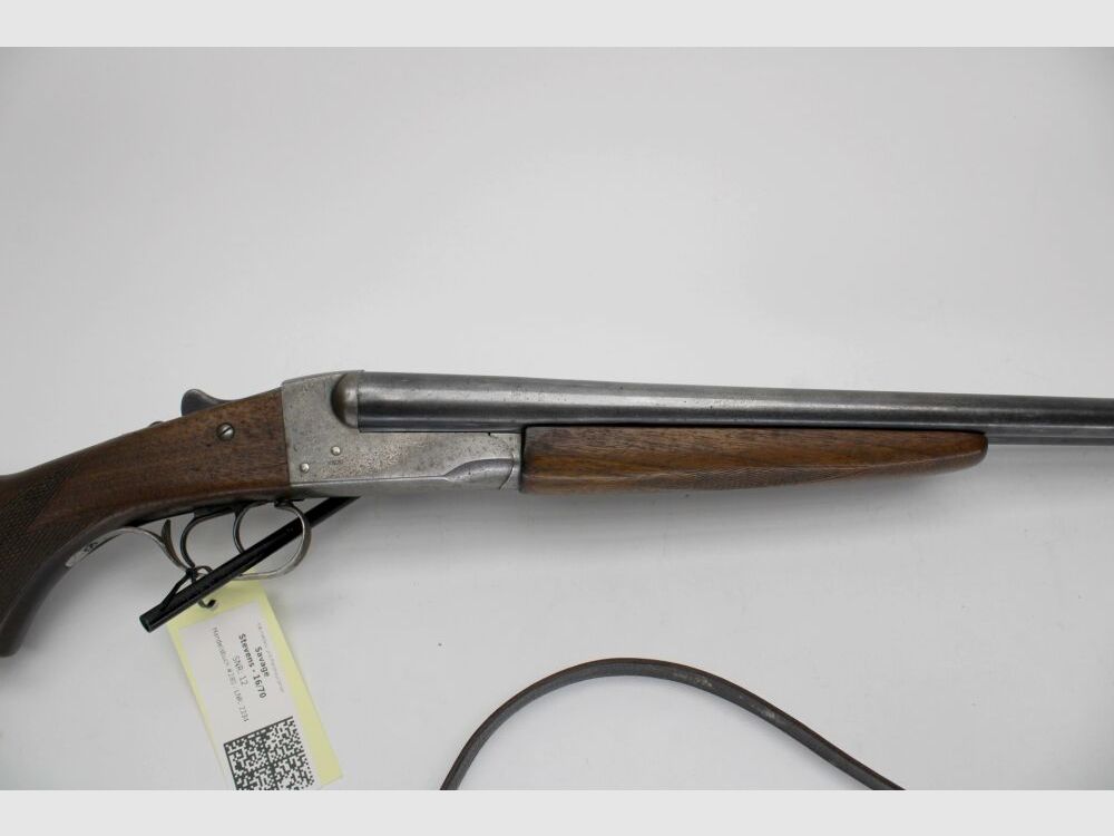 Dubbelgeweer Stevens Savage Arms 16/70