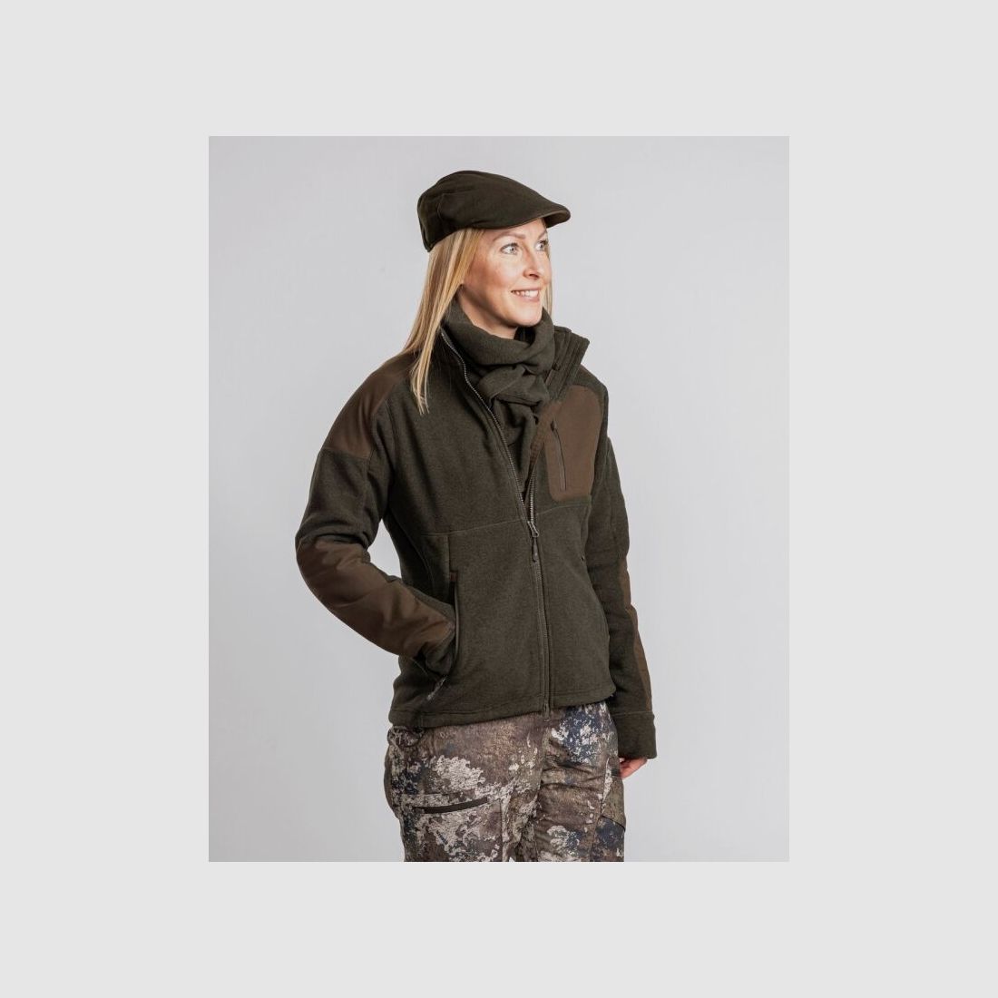 Pinewood Damen Fleecejacke Smaland Forest Hunting Green