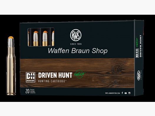 RWS .30-06 Springf. Chasse à courre 10,7g 20 pièces