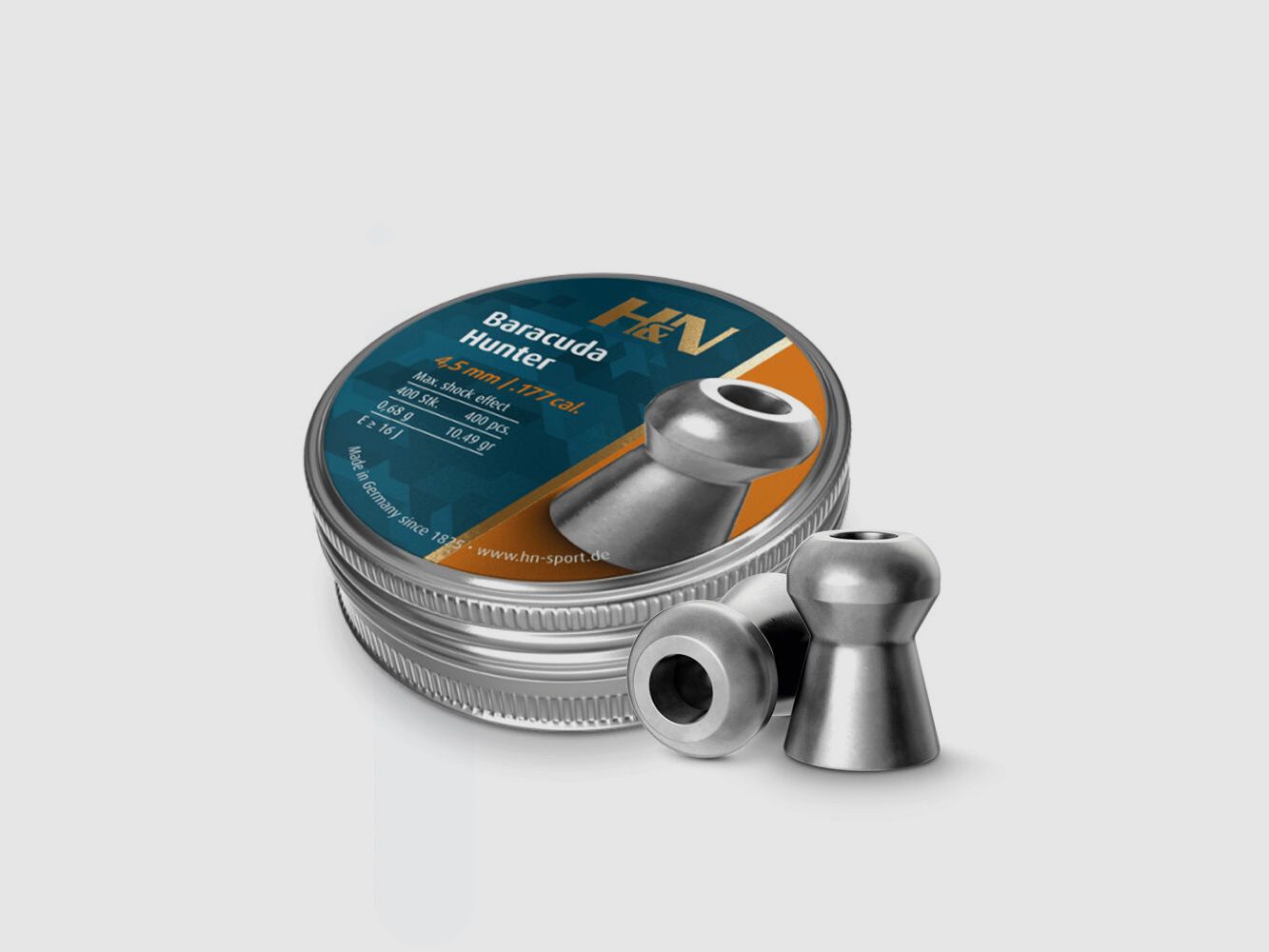 H&N Baracuda Hunter Diabolos 4,5mm / 0,68 g / 400 szt.