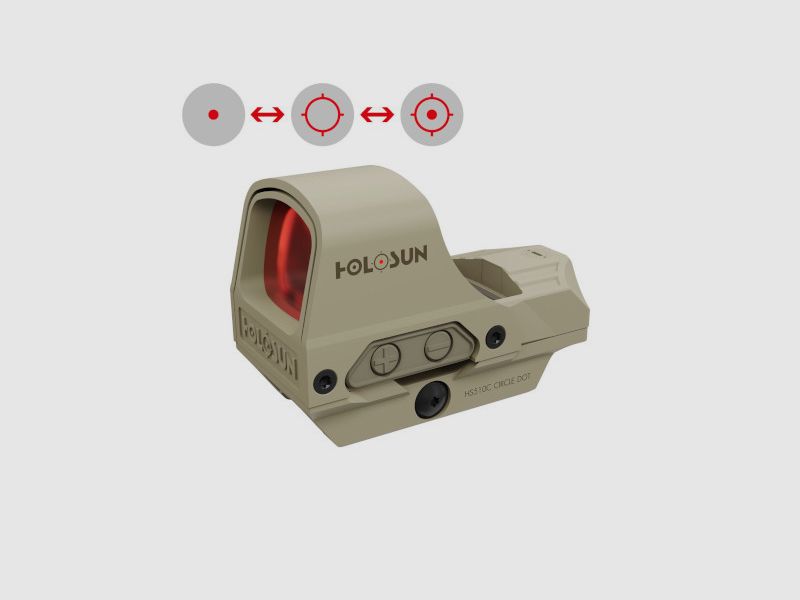 Holosun HS510C-FDE-R Rotpunktvisier, Bild 1 von 5