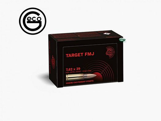 GECO Munition 7,62x39 FMJ TARGET 124gr