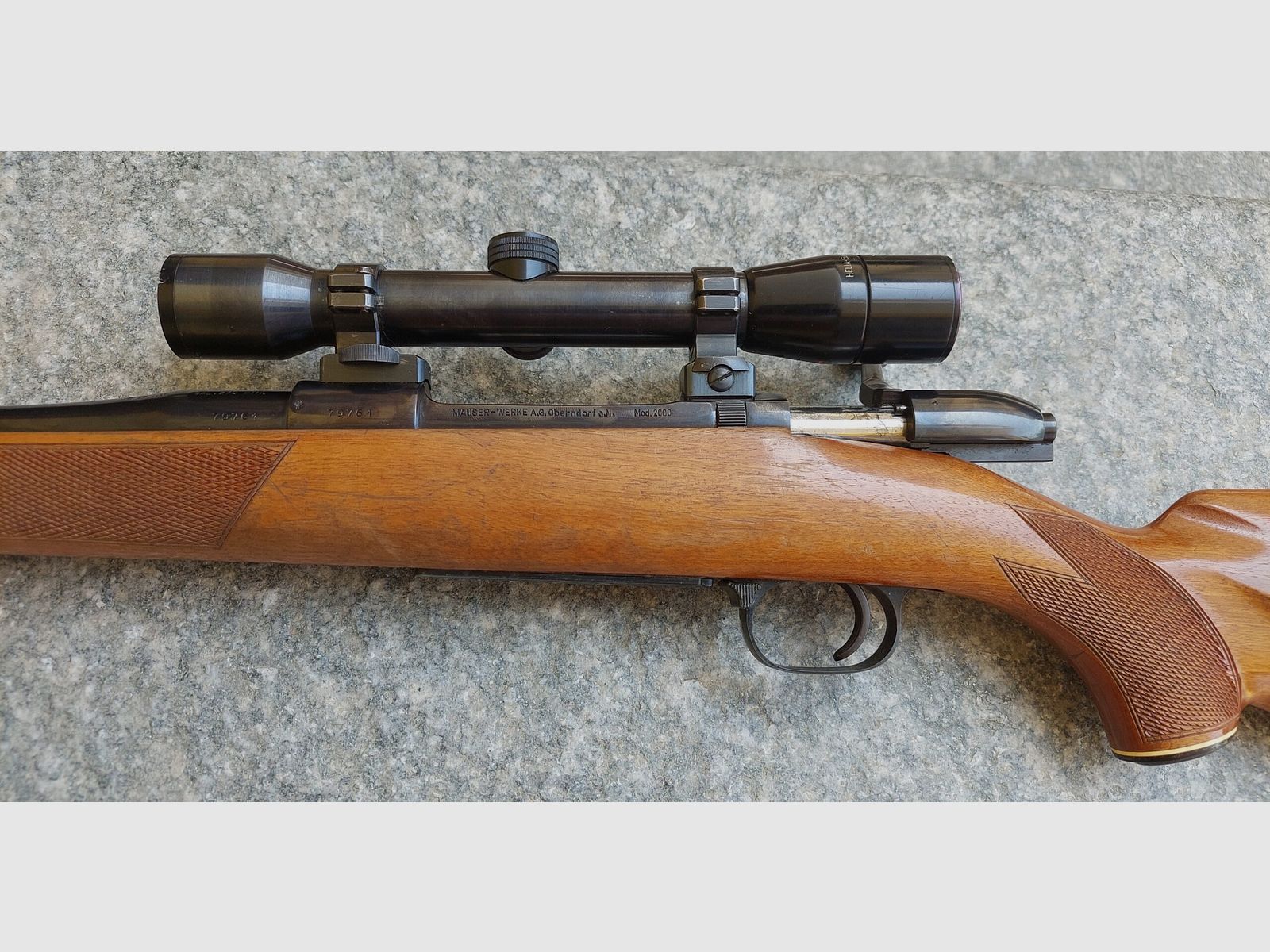 A 103 BÜCHSE MIT ZUGMAUL MAUSER MOD 2000 KAL. 270 WIN MIT KHALES OPTIK, Bild 3 von 7