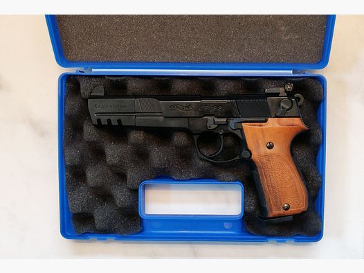 Walther CP 88, 6", cal 4,5 (.177); brüniert / Holzgriffschalen