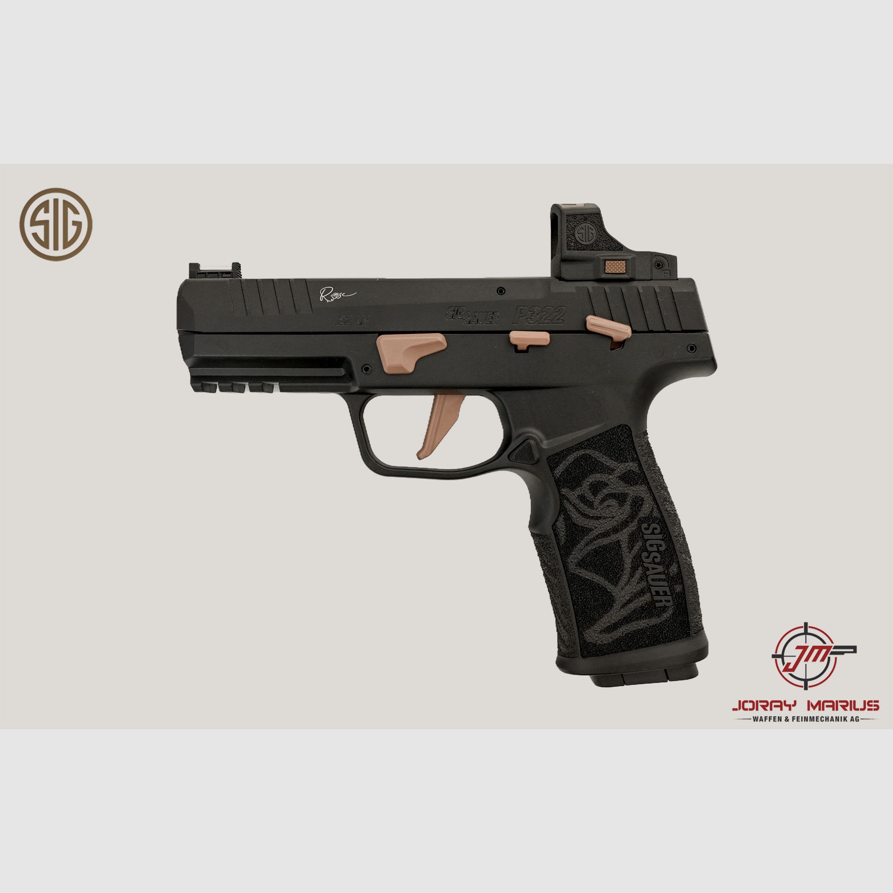 SIG Sauer P322 ROSE ROMEO-RS .22lr 4", immagine 3 di 4